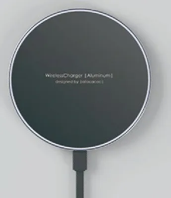 Obrázek produktu pro Allocacoc 11023BK/WLCGAL, Vnitřní, DC, USB, 9 V, Bezdrátové nabíjení, Černá