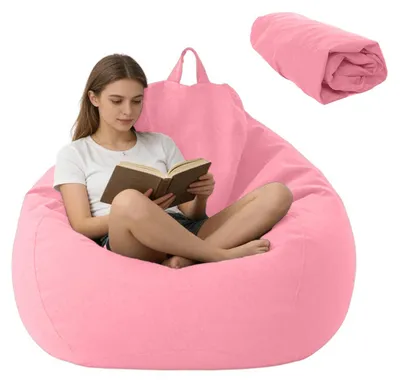 Obrázek produktu pro Průtokový kryt na sedací vak XL, vhodný pro hraní a relaxaci, který lze prát