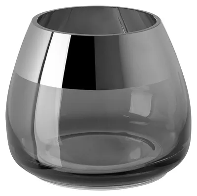 Produktbild von Fink Windlicht Bella Grau mit Platinrand (11cm)