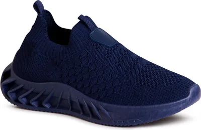 Produktbild von topschuhe24 2407 Damen Plateau Sneaker Light Slipper, Farbe:Dunkelblau, Größe:37 EU