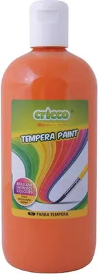 Image de Peinture à la détrempe 500ml orange CRICCO