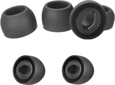 Image de 6 paires d'embouts de rechange pour écouteurs TWS noirs avec coussinets pour Galaxy Buds Pro