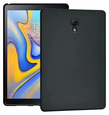 Produktbild von Conie Tablet Silikon Cover für Samsung Galaxy Tab A 10.5 2018 T590 TPU Case Schutz Hülle Tasche in Schwarz matt