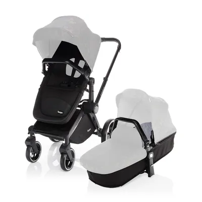 Zdjęcie produktu dla Wózek spacerowy ZOPA Evoque - podstawowy, czarny/czarny