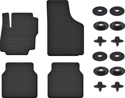 Produktbild von Gummimatten Mit Stoppern Für: Honda Jazz V (2020-) Schwarz Set