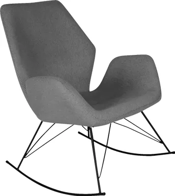 Produktbild von Homexperts Schaukelstuhl Schwingsessel Victor gepolstert B 74 x H 94 x T 85 cm