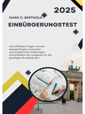 Produktbild von Einbürgerungstest 2025 - Alle Fragen mit Antworten