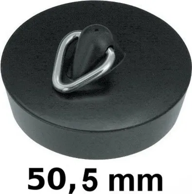 Produktbild von Abflußstopfen 50,5 mm, schwarz