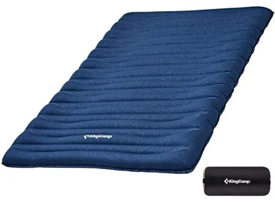 Produktbild von Camping Luftmatratze KingCamp Deluxe Duo 10 KM2014 Dunkelblau