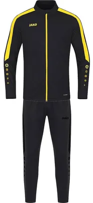 Zdjęcie produktu dla Jako dres poliestrowy power - czarny/cytrynowy, rozmiar:164
