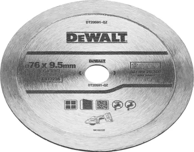 Image de Disque diamant 76mm DEWALT DT20591-QZ - pour la céramique