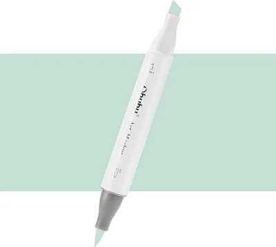 Zdjęcie produktu dla Dwustronny pędzel i dłuto OHUHU, G410 Light Holly Green