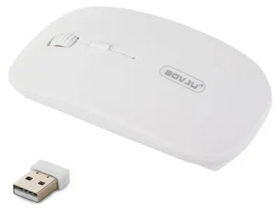 Immagine prodotto di Verk 06061_B Mouse ottico senza fili WIRELESS SLIM 2,4 GHz - bianco
