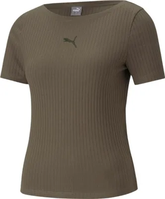 Immagine prodotto di Puma T-shirts Her Ribbed Slim Tee, 53191744, Größe: 182
