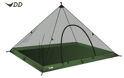 Produktbild von DD Hammocks DD superlight Pyramid Mesh tent XL Gartenmöbel