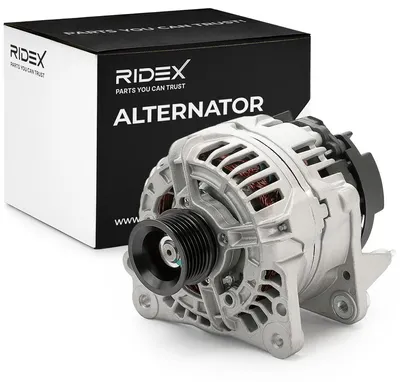 Produktbild von RIDEX 4G1870 Lichtmaschine Generator LiMa 90A 14V für VW Golf IV Schrägheck (1J1) POLO (9N) Polo Schrägheck (6R1, 6C1) Transporter IV Bus