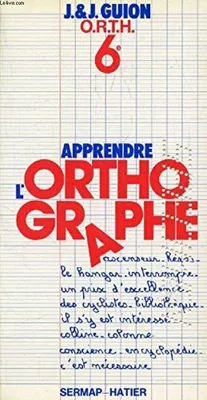 Image de Apprendre l'orthographe
