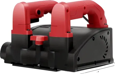 Image de Fraiseuse murale, puissance 1200W, profondeur réglable, rouge, EU