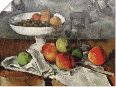 Produktbild von ARTland Poster Stillleben mit Obstschale Größe: 40x30 cm