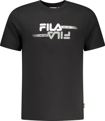 Produktbild von Herren Kurzarm T-Shirt Schwarz aus Baumwolle - Regular Fit