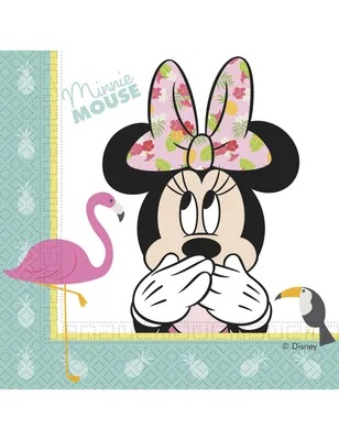 Obrázok produktu pre 20 Servietten Minnie Tropical