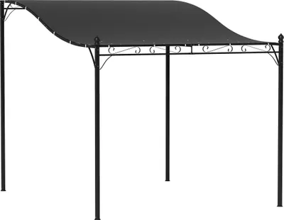 Produktbild von Outsunny Anbaupavillon Pergola mit Dach, Wasserabweisend Pavillon Vordach