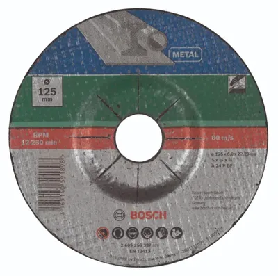 Immagine prodotto di Bosch punte per sgrossatura fai da te. Metallo Ø125x6,0mm gek