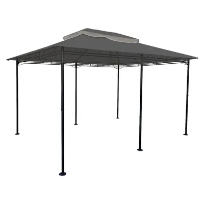Image de Toit pour pavillon 3x4 m, revêtu de PVC, étanche à l'eau - Couleur : anthracite