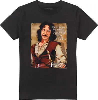Productafbeelding van The Princess Bride - "Word" T-shirt voor heren/dames, uni model, TV21892 (5XL) (zwart)