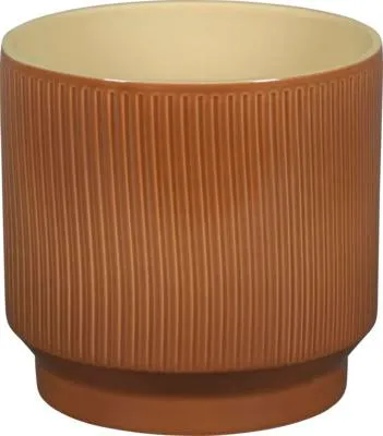 Produktbild von Blumentopf Passion for Pottery Steinzeug Ø 14 cm 14 x 14 x 13 cm orange