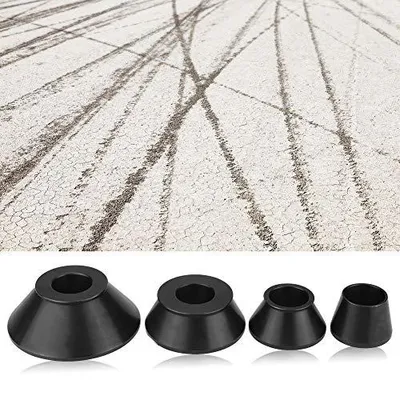 Imagen del producto de Equipo para montar neumáticos, máquina para montar neumáticos, cono de equilibrado, cono de centrado, adaptador para cono, 4 unidades para eje de 40 mm, para camiones, automóviles