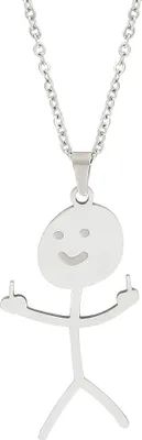 Produktbild von INF Funny Doodle-Halskette Silber
