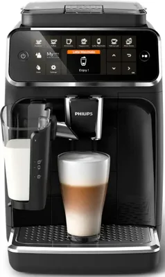 Produktbild von Philips 4300 Series EP4341/50 Kaffeevollautomaten, Espressomaschine, 1,8 l, Kaffeebohnen, Eingebautes Mahlwerk, 1500 W, Schwarz