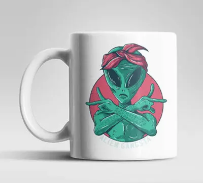 Produktbild von Alien Gansta Kaffeetasse Teetasse Geschenkidee