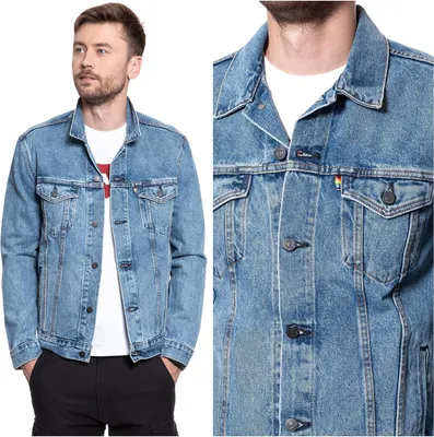 Produktbild von LEVI'S Herren, Jeansjacke PRIDE COMMUNITY TRUCKER JACKET, L, Blau, jeansmantel, , jeansjacken