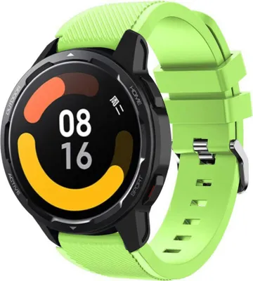 Produktbild von Strap-it Xiaomi Watch S1 Silikonarmband (Hellgrün)