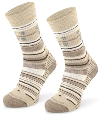 Produktbild von COMODO TECHNICAL SOCKS - Merino Socken Herren - Merino Socken Damen - Thermosocken - Wandersocken Beige, Größe 35-38, für Outdoor-Aktivitäten, Bergwanderungen, Atmungsaktiv
