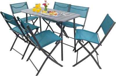 Obrázek produktu pro 7 ks. Bistro set Balkonový set Zahradní set Kovový set Sumila