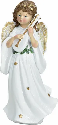Produktbild von Engel Deko Schutzengel Weihnachtsengel Skulptur Figur Objekt Elfe Fee Stern Herz