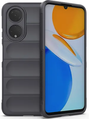 Produktbild von Honor X7 Hülle, Weich TPU Silikon Stossfest Anti-rutsch Schutzhülle für Honor X7 Dunkelgrau