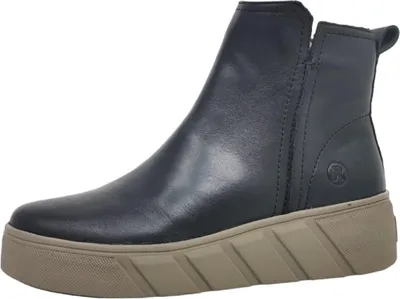 Image de Chaussures de randonnée pour femmes Rieker, bottes, couleur noire, style décontracté