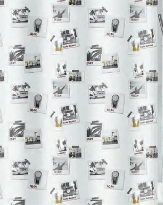 Produktbild von POLA Duschvorhang 180x200 100% POLYESTER