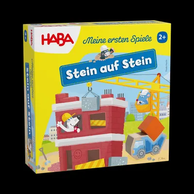 Produktbild von HABA Meine ersten Spiele - Stein auf Stein, Brettspiel, 2 Jahr(e), 10 min
