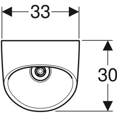 Produktbild von Geberit 501657008 Narva Urinal, wasserlos