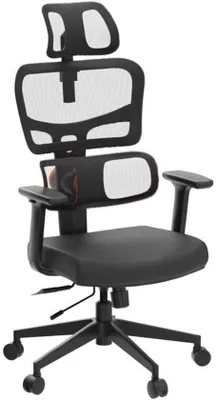 Obrázok produktu pre Ergonomická kancelárska stolička – automatická bedrová opierka – nastaviteľná opierka chrbta