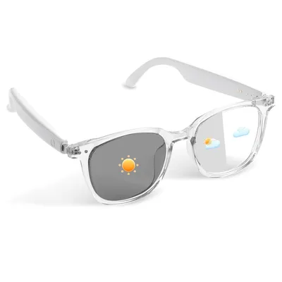 Produktbild von Bluetooth Smart Brille, AI Übersetzungsbrille mit 160+ Sprachen, integriertes Mikrofon und Lautsprecher, selbsttönende Gläser, polarisiertem UV-Schutz
