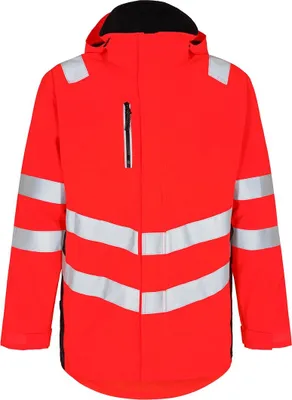 Produktbild von F. Engel Safety Shellparka, Rot/Schwarz, Gr. XL