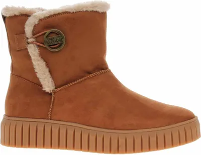Produktbild von s.Oliver Damen Stiefelette Plateau Vegan mit Plüsch Warmfutter 5-26418-41, Größe:41 EU, Farbe:Braun
