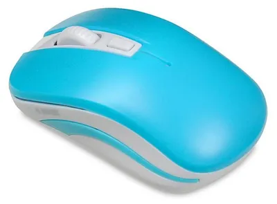 Zdjęcie produktu dla iBox LORIINI, Oburęczny, Optyczny, RF Wireless, 1600 DPI, Niebieski, Biały