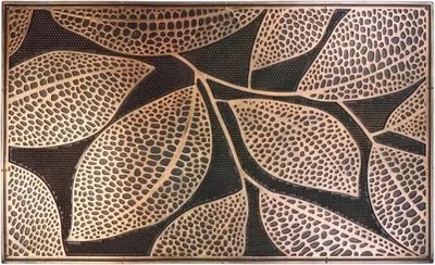 Immagine prodotto di 45x75 cm Zerbino in gomma Foglie - per esterni e interni